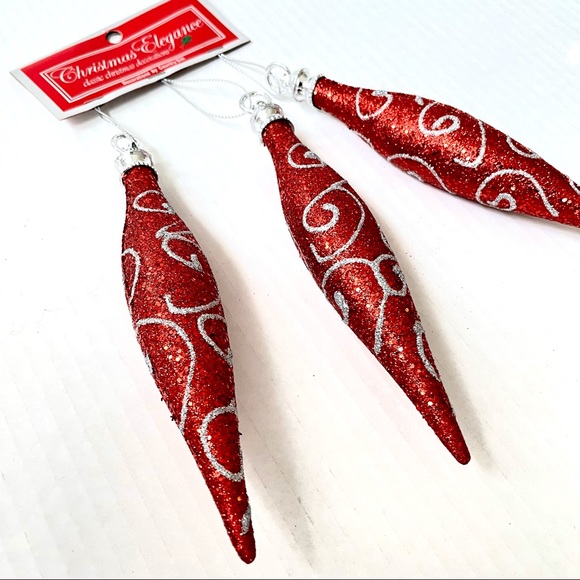 3 Christmas Icicle Tree Ornaments Christmas Decoration - NWT Gift 🎁 - Picture 8 of 8